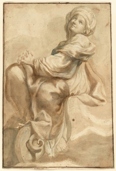 Sibilla Seduta da Bartolomeo Guidobono