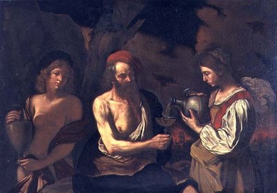 Lot e le Sue Figlie da Bartolomeo Manfredi