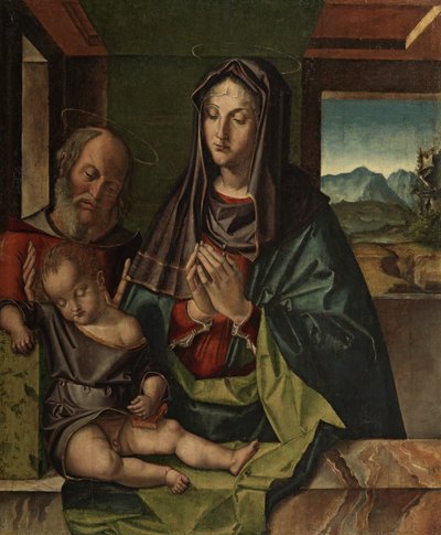 Sacra Famiglia, c.1500 da Bartolomeo Montagna