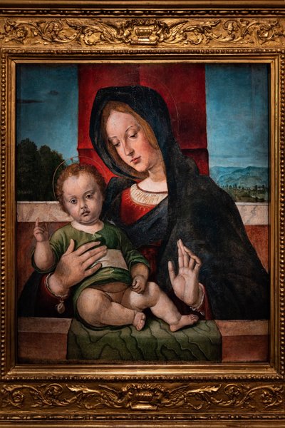 Madonna con Gesù Bambino, ultima decade del XV secolo da Bartolomeo Montagna