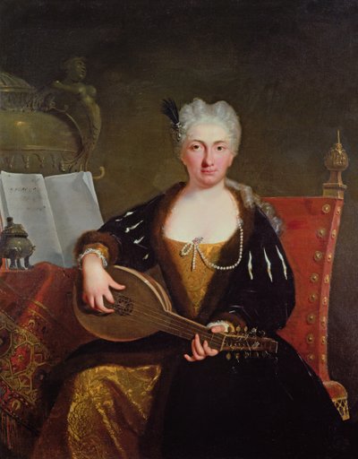 Ritratto di Faustina Bordoni, cantante di Handel da Bartolomeo Nazari