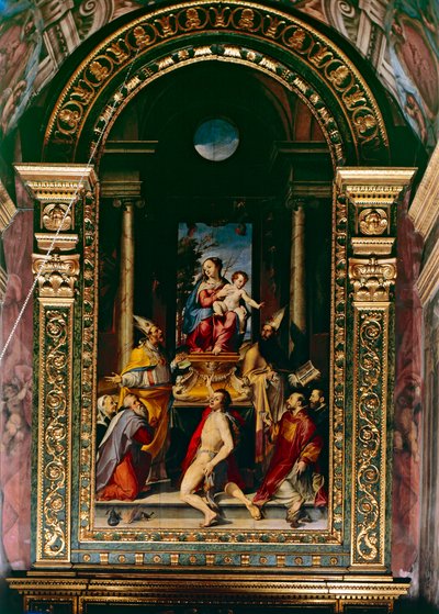Madonna col Bambino in trono con Sant