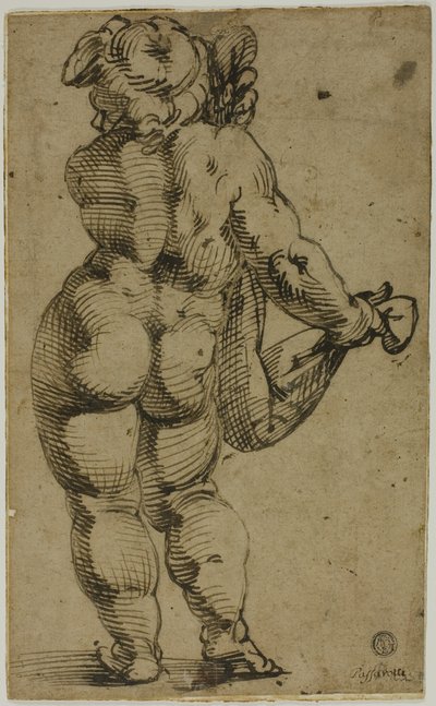 Putto in Piedi Visto da Dietro da Bartolomeo Passarotti