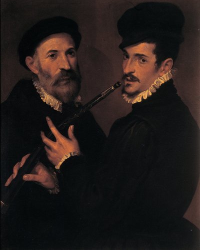 Doppio ritratto di musicisti da Bartolomeo Passerotti