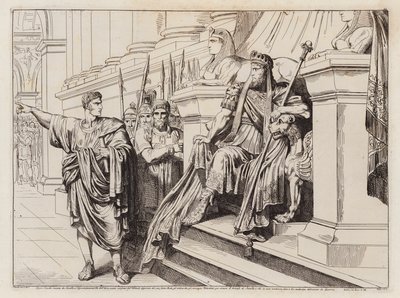 Appio Claudio inviato da Lucullo alla corte di Tigrane il Grande (acquaforte) da Bartolomeo Pinelli