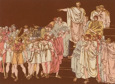 Bruto condanna i suoi figli a morte da Bartolomeo Pinelli