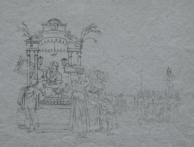 Venditore di Frutta da Bartolomeo Pinelli