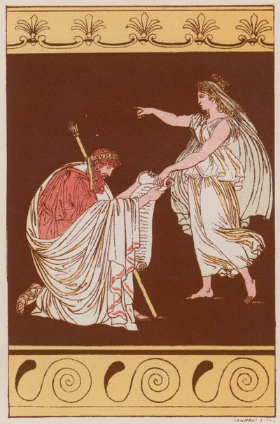Numa Pompilio e la Ninfa Egeria da Bartolomeo Pinelli