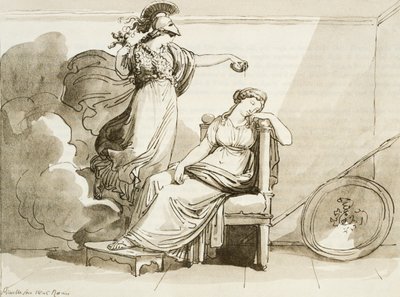 Penelope abbellita da Minerva da Bartolomeo Pinelli