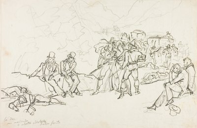 La rapina alla diligenza da Bartolomeo Pinelli