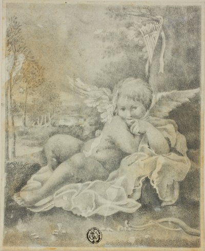 Cupido in un paesaggio da Bartolomeo Schedoni