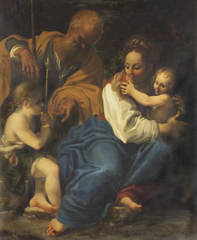 Sacra Famiglia e San Giovanni da Bartolomeo Schedoni