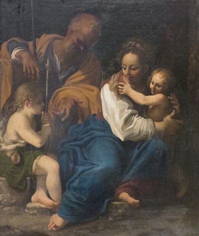 Sacra Famiglia e San Giovanni Battista da Bartolomeo Schedoni
