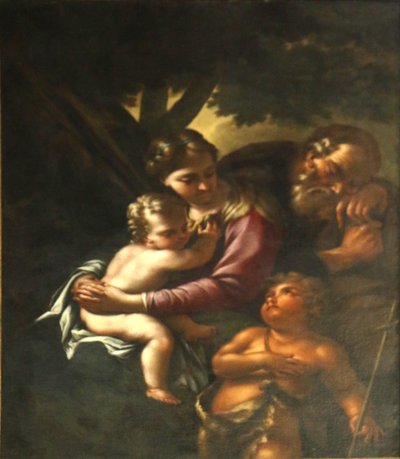 La Sacra Famiglia e San Giovanni. da Bartolomeo Schedoni