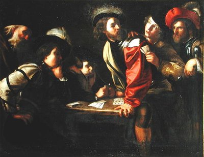 Soldati che giocano a carte da Bartolomeo after Manfredi