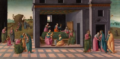 Scene dalla vita di San Giovanni Battista, 1490-95 da Bartolomeo di Giovanni