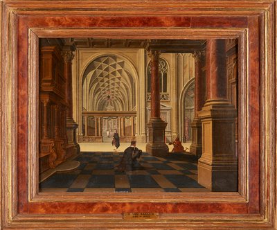 Figure in un interno di chiesa da Bartolomeus van Bassen