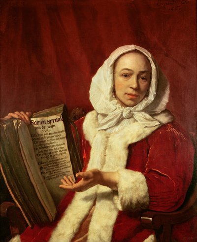 Una Giovane Donna che Celebra il Vino, 1665 da Bartolomeus van der Helst