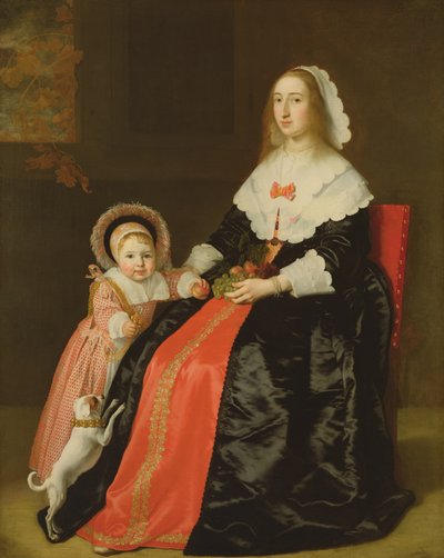 Ritratto di madre e figlio, 1644 da Bartolomeus van der Helst