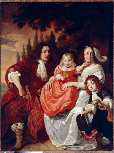 Ritratto della famiglia Reepmaker da Bartolomeus van der Helst
