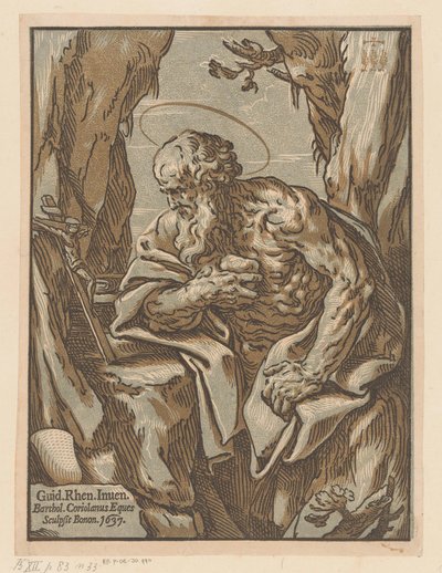 San Girolamo nel deserto da Bartolommeo Coriolano
