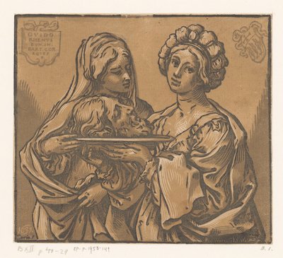 Erodiade e Salomè con la testa di Giovanni Battista da Bartolommeo Coriolano