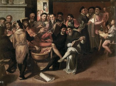 La lezione di anatomia da Bartolommeo Passerotti