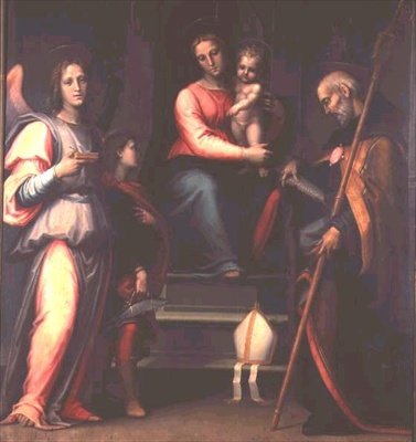 Madonna e Bambino con i Santi Agostino, Tobia e l