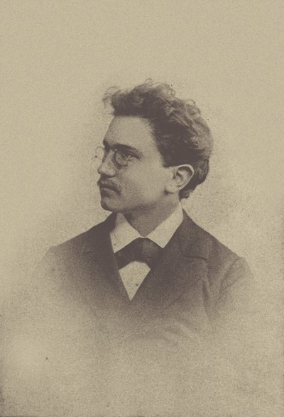 Ritratto del compositore Hans Huber 1852-1921 da Basel . Photo studio Taescher and