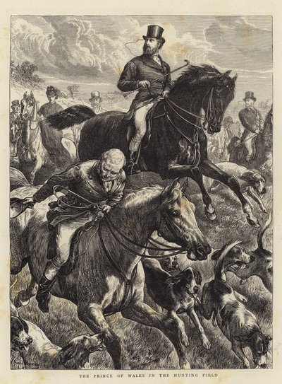 Il Principe di Galles nel campo di caccia da Basil Bradley