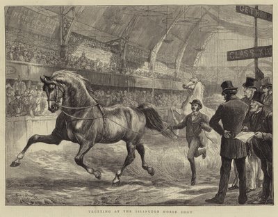 Trottando allo spettacolo di cavalli di Islington da Basil Bradley