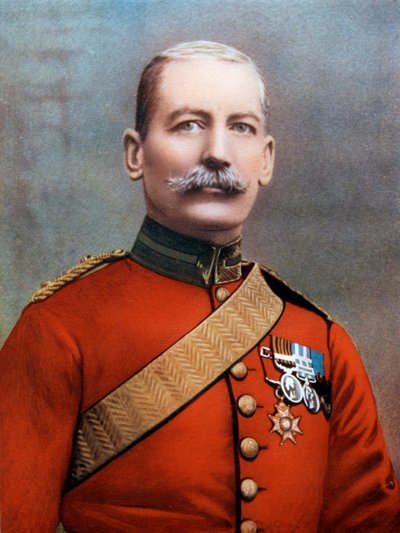 Maggior Generale JBB Dickson, comandante della 4ª Brigata di Cavalleria, Forza di Campo del Sud Africa, 1902 da Bassano Studio