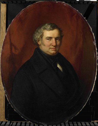 Ritratto postumo di Hendrik André Cornelis Tierens, funzionario della città di Heusden da Bastiaan de Poorter