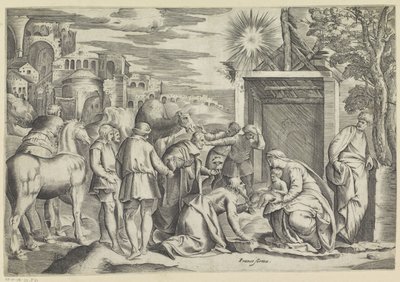Adorazione dei Magi da Battista Franco