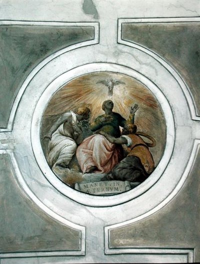 Rappresentazione di una delle Virtù (dettaglio) da Battista Franco