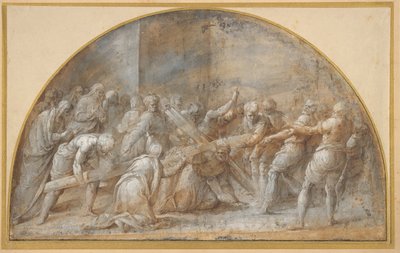 Il trasporto della croce da Battista Franco