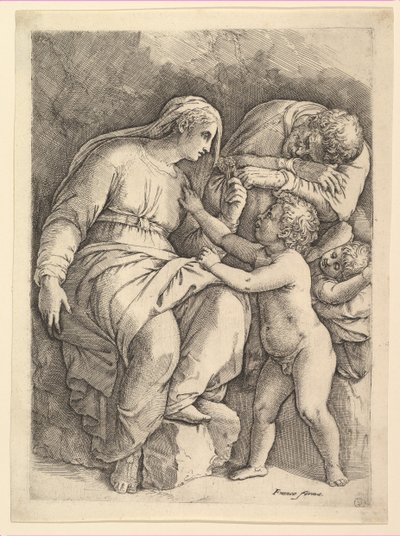La Sacra Famiglia da Battista Franco Veneziano