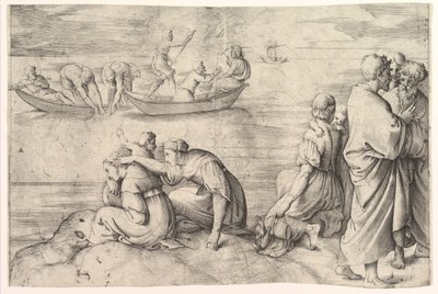 La pesca miracolosa da Battista Franco Veneziano