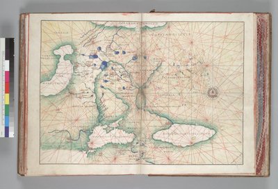 Mappa della Russia da Battista Giovanni Agnese