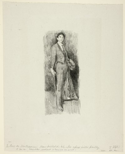 Conte Robert de Montesquiou da Beatrix Godwin Whistler