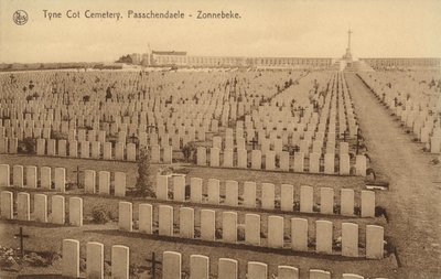 Cimitero di Tyne Cot a Passchendaele da Belgian Photographer