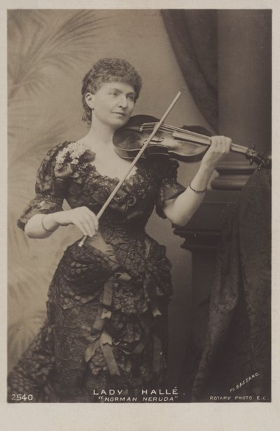 Wilma Neruda, Lady Halle, violinista morava da Belgian Photographer