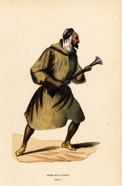 Arabo delle pianure o Capo Arabo del deserto, Algeria da Belgian School