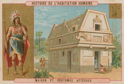 Casa e costume aztechi da Belgian School