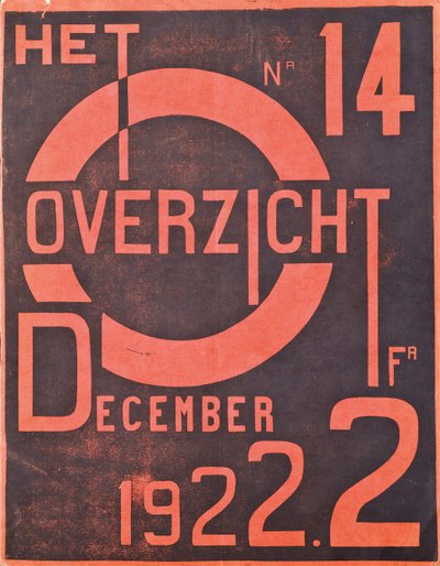 Copertina per il numero di dicembre 1922 della rivista "Het Overzicht", 1922 da Belgian School