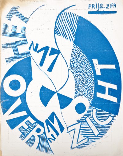 Copertina per la rivista "Het Overzicht", c. 1922-1925 da Belgian School