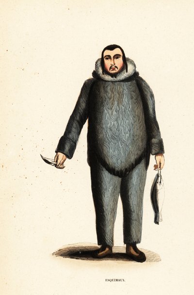 Inuit del fiume Mackenzie, Yukon, Canada da Belgian School