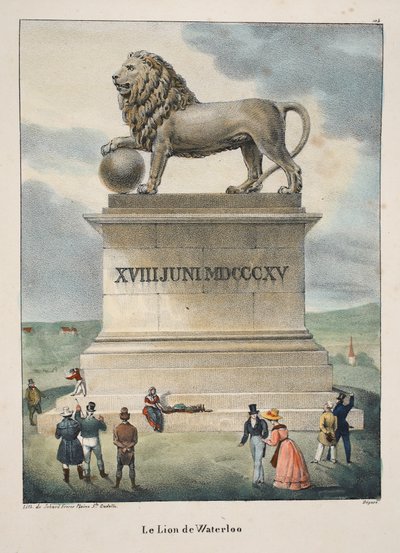 Il Leone di Waterloo da Belgian School