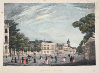 Il Palazzo del Re a Bruxelles da Belgian School