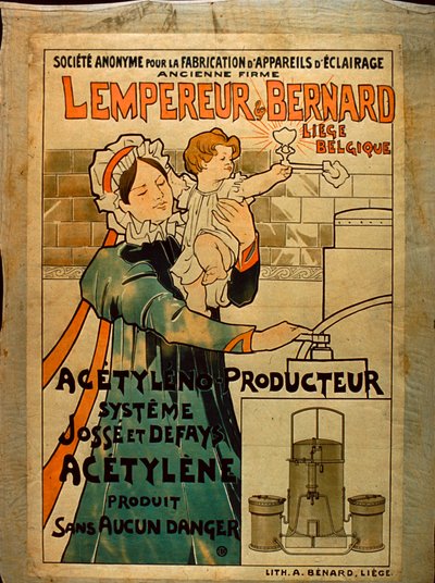 Illuminazione ad Acetilene Lempereur & Bernard da Belgian School